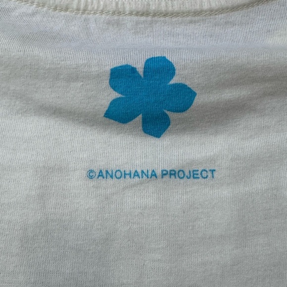 Anohana Project “we Still Don’t Know The Name…” Butter Yellow And Green Shirt - Picture 7 of 7